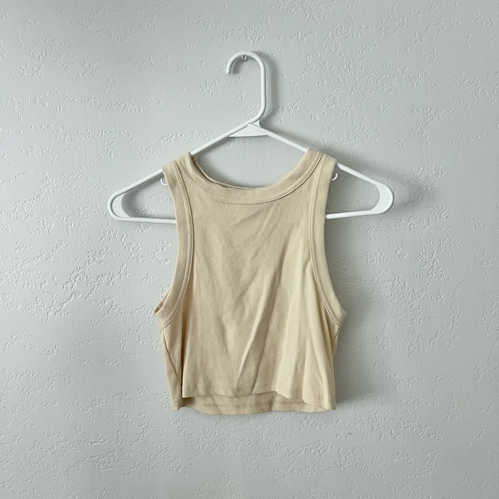Princess Polly Cream Classic Tank Too